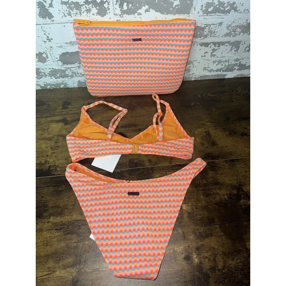 NWT! TRIANGL MAIA GARA Textured Scoop Bikini - Top Size S - Bottom Size M - Picture 8 of 12